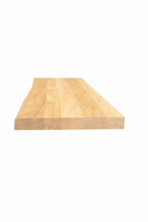 Massief Eiken wandplank - boomstam 40mm